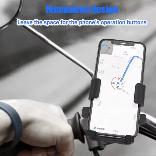 Bicycle Motorcycle Electric Vehicle Universal Mobile Phone Holder Handle fixing Style and Adjustable - Image 4