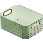 Desktop Storage Organizer with Handle, Ideal for Makeup, Jewelry, & Kitchen Essentials and Portable