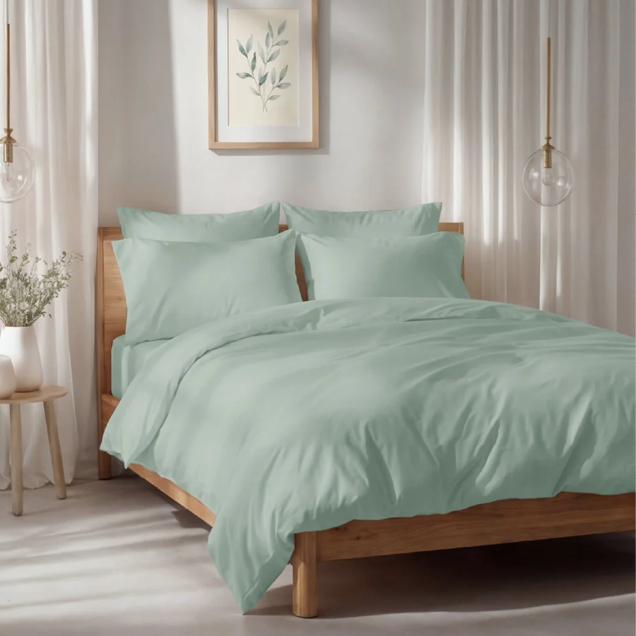 Duvet Cover | 1000TC Solid | 100% Cotton | Size : Double