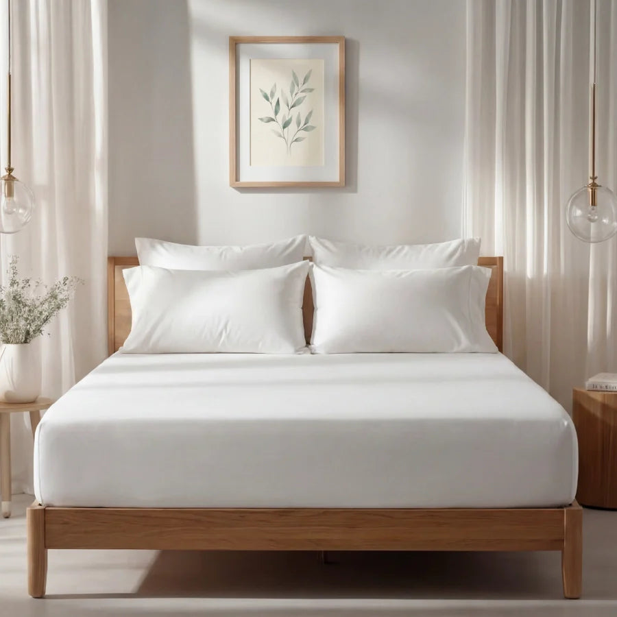 Bedding Bundle | 1000TC Fitted Bedsheet Set with Duvet Cover
