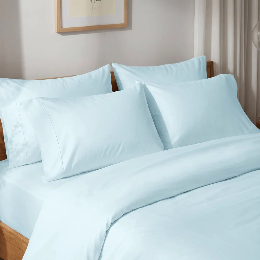 Pillow Cover | 1000TC Solid | 100% Cotton | Pack of 2 Pillow Cases