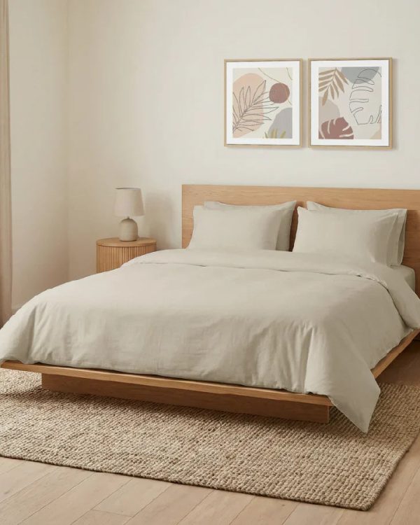 Bedsheet Set | 200TC Percale | 100% Cotton Single Size Bedsheet + 1 Pillow Case