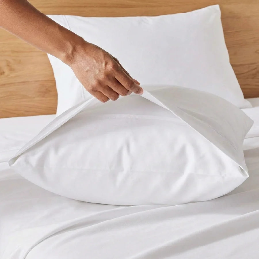 Pillow Cover | 200TC Percale | 100% Cotton | Pack of 2 Pillow Cases