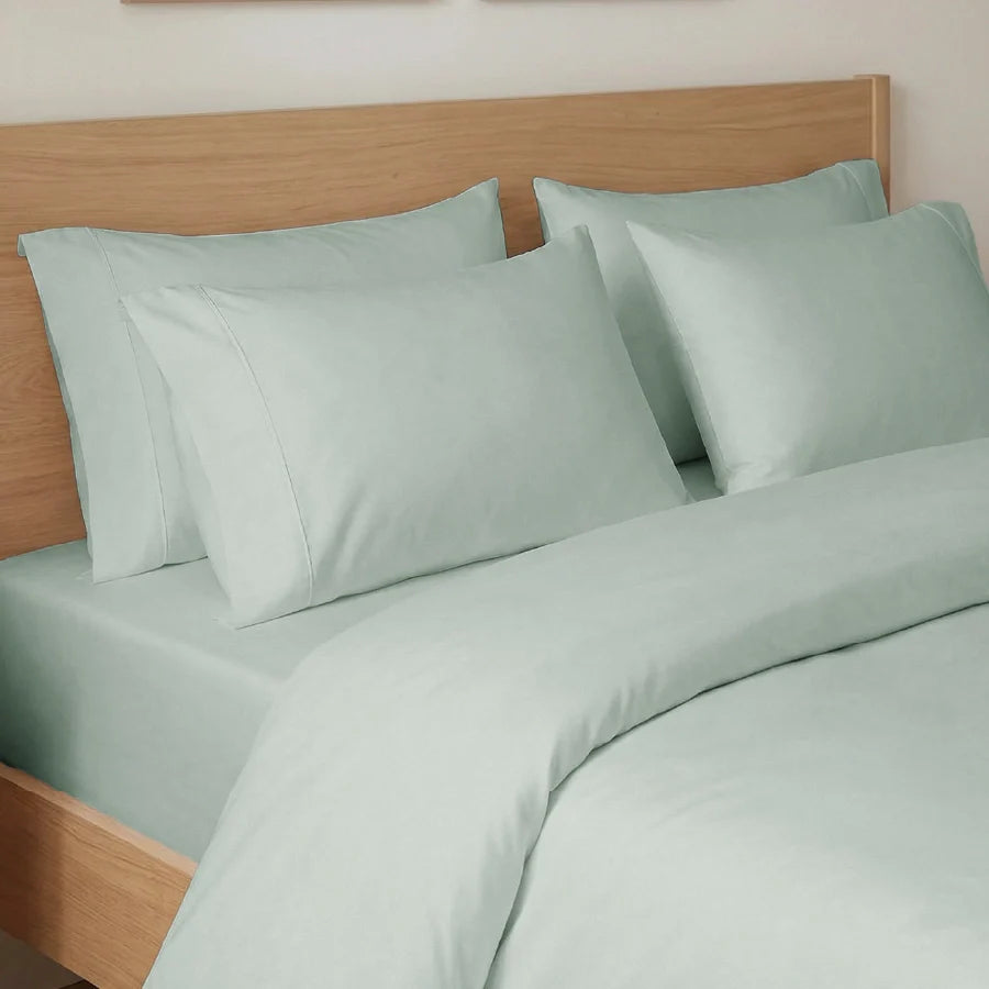 Bedsheet Set | 400TC Solid | 100% Cotton King Size Bedsheet + 2 Pillow Cases