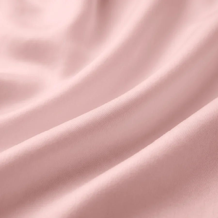 Bedsheet Set | 400TC Solid | 100% Cotton Single Size Bedsheet + 1 Pillow Case - Single