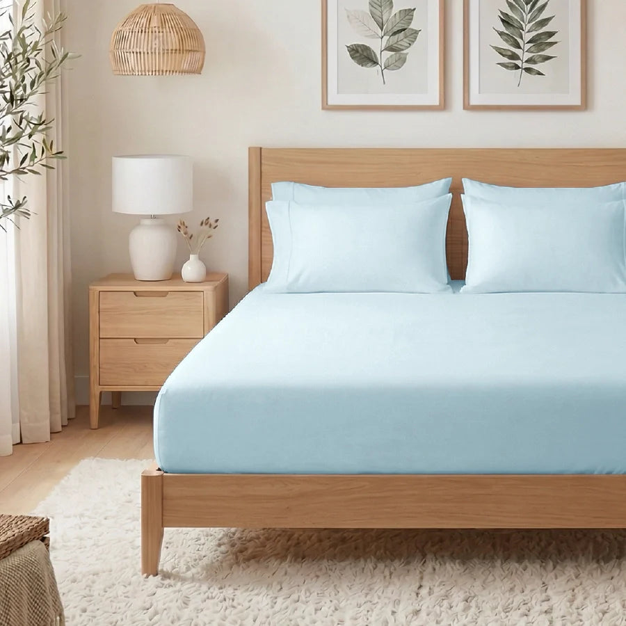 Bedding Bundle | 400TC Fitted Bedsheet Set with Duvet Cover