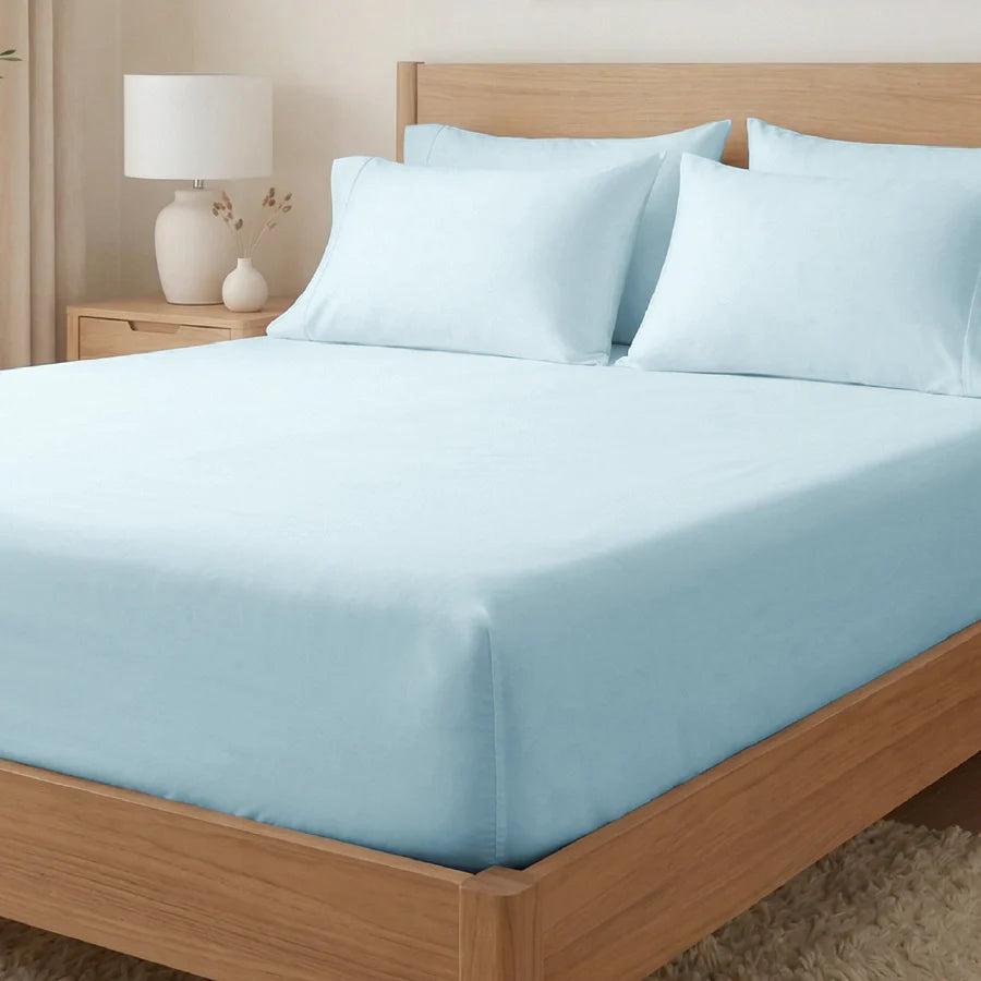 Bedding Bundle | 400TC Fitted Bedsheet Set with Duvet Cover