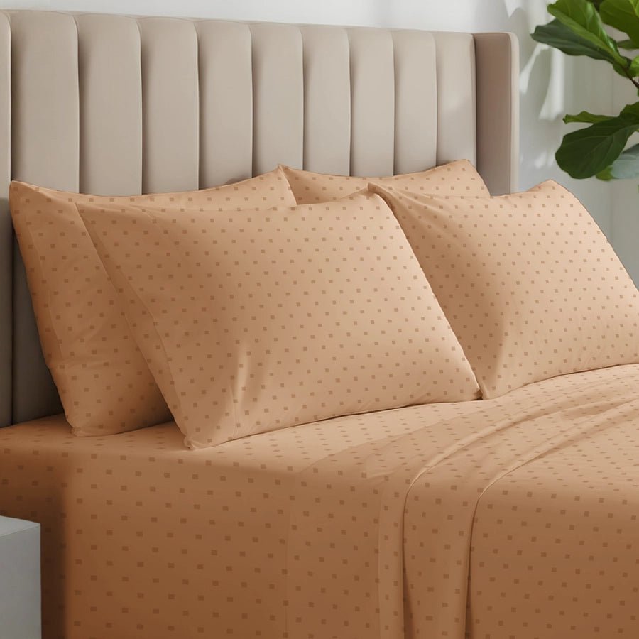 Pillow Cover | Swiss Dot | 100% Cotton | Pack of 2 Pillow Cases | 500TC
