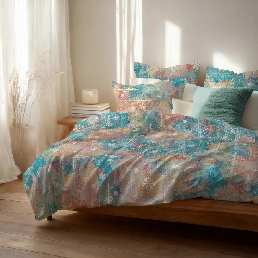Comfort Bundle | Fitted Bedsheet Set with Quilt & Pillows | Alpen Snow