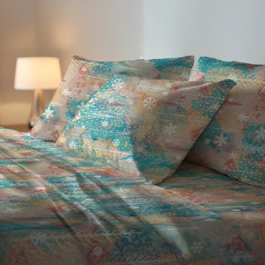 Comfort Bundle | Bedsheet Set with Quilt & Pillows | Alpen Snow