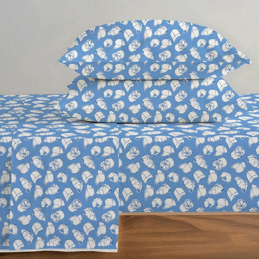Pillow Cover | Caps | 100% Cotton | Pack of 2 Pillow Cases