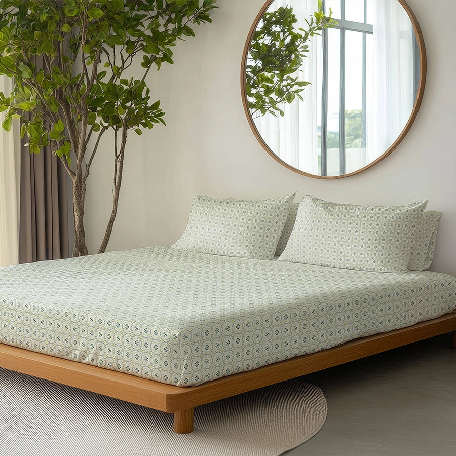 Pillow Cover | Lemon Ridge | 100% Cotton | Pack of 2 Pillow Cases