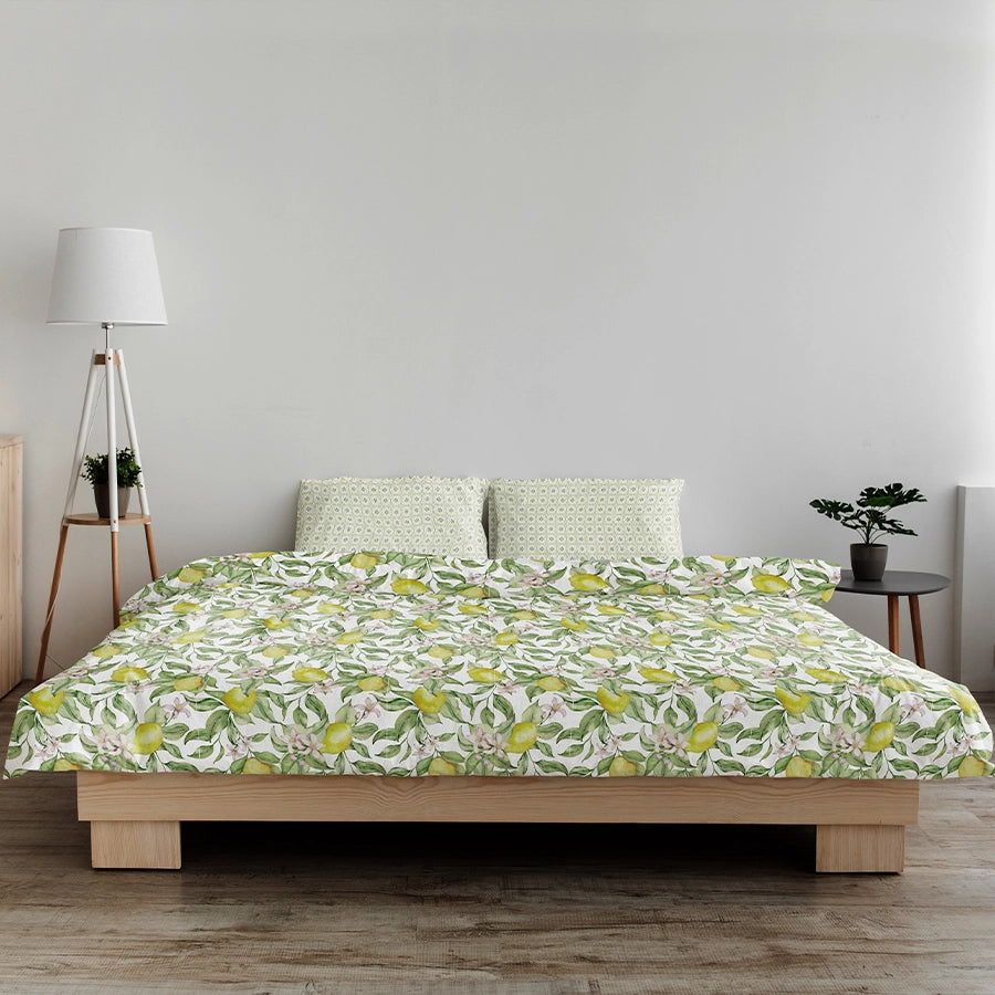 Duvet Cover | Lemon Ridge | 100% Cotton | Size : Double
