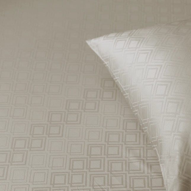 Pillow Cover | Dazzling Diamond Jacquard | 100% Cotton | Pack of 2 Pillow Cases | 300TC