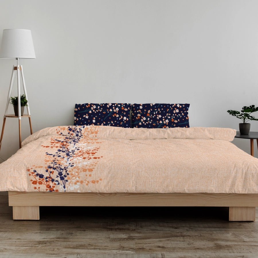 Duvet Cover | Dusk Flora | 100% Cotton | Size : Double