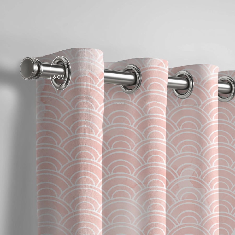 Elegant Floral Curtain (Pack of 2)