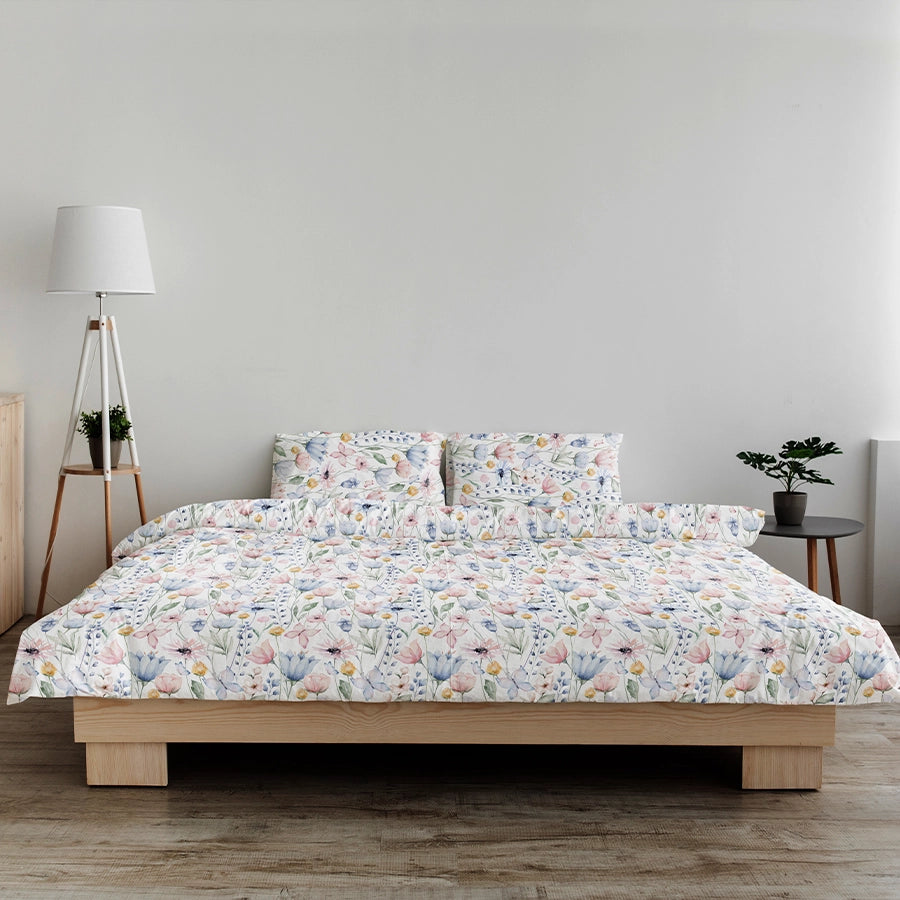 Quilt / AC Comforter | Size: Double | Floral Mist
