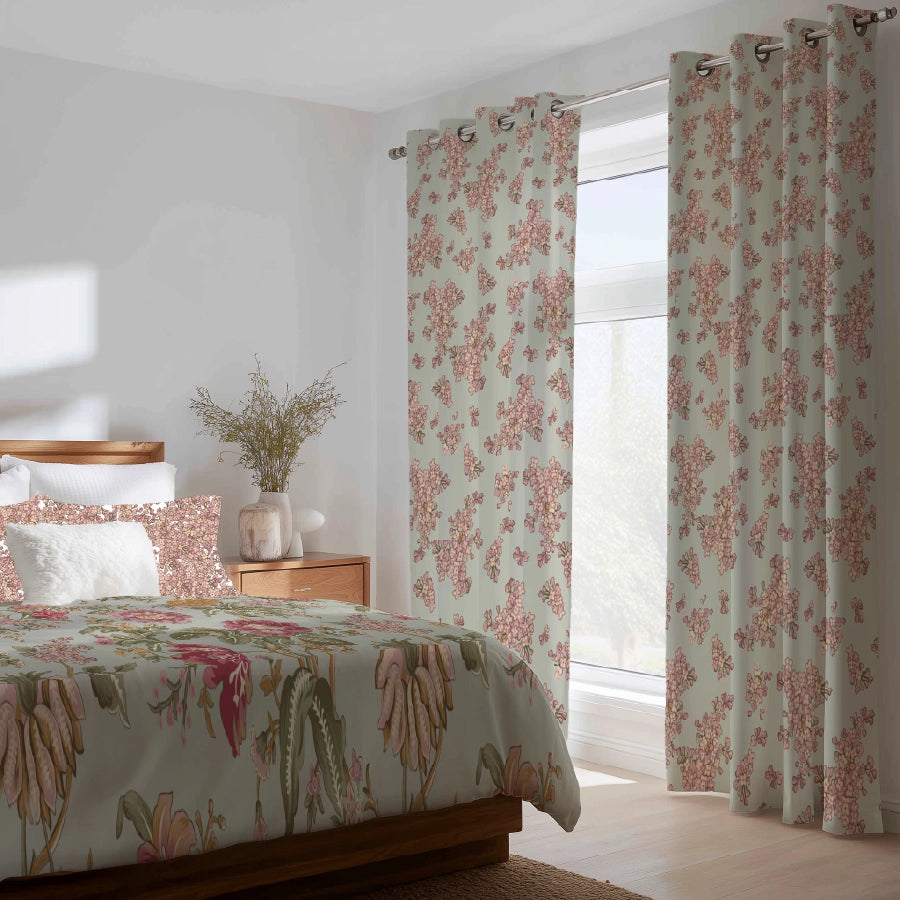 Exotic Garden Curtain (Pack of 2)