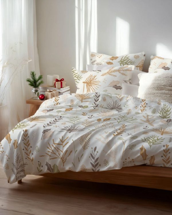 Pillow Cover | Harvest Leaves | 100% Cotton 2 Pillow Cases