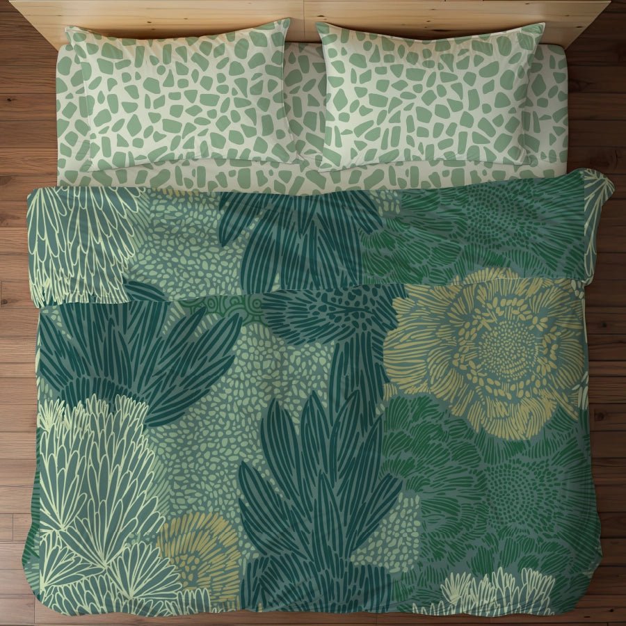 Duvet Cover | Jungle Calm | 100% Cotton | Size : Double