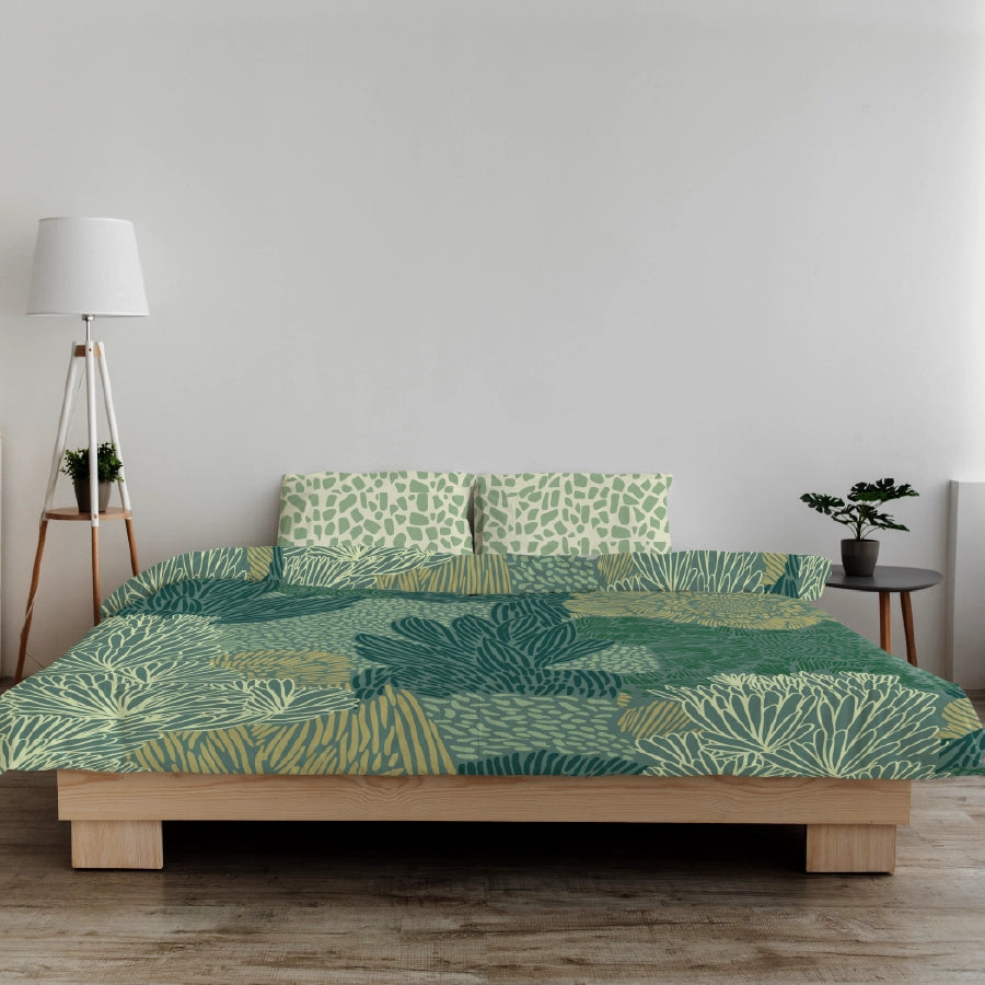 Duvet Cover | Jungle Calm | 100% Cotton | Size : Double