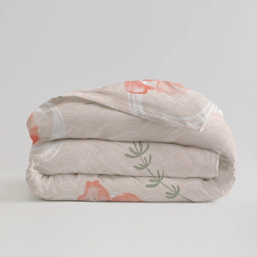 Duvet Cover | Koi Fish | 100% Cotton | Size : Double