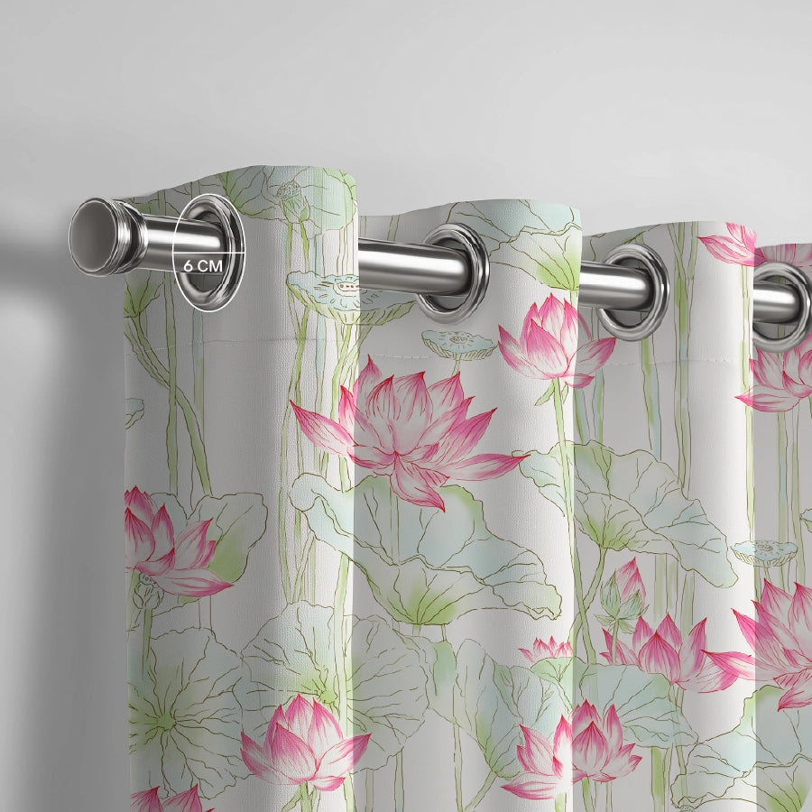 Lotus Elegance Curtain (Pack of 2)