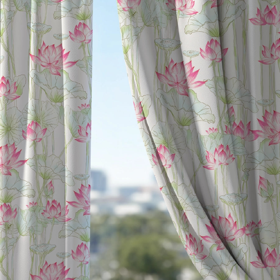 Lotus Elegance Curtain (Pack of 2)