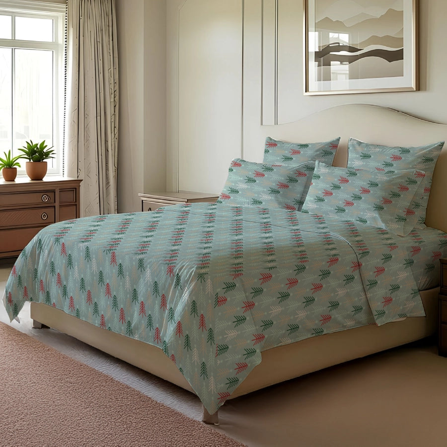 Comfort Bundle | Bedsheet Set with Quilt & Pillows | Merry Spurce