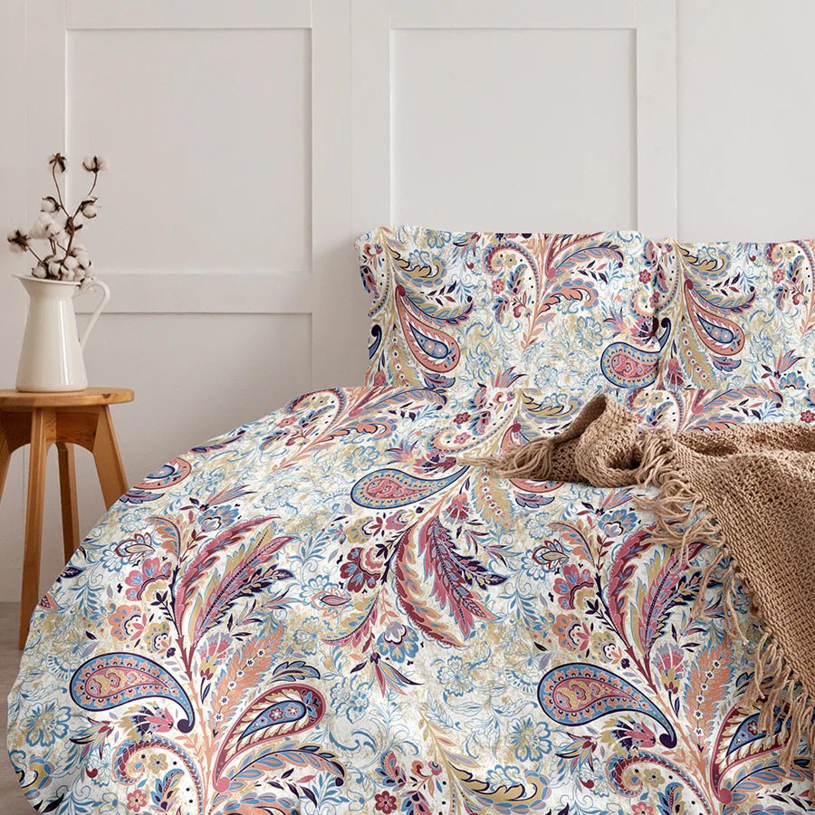 Comfort Bundle | Bedsheet Set with Quilt & Pillows | Parsely Bohemian