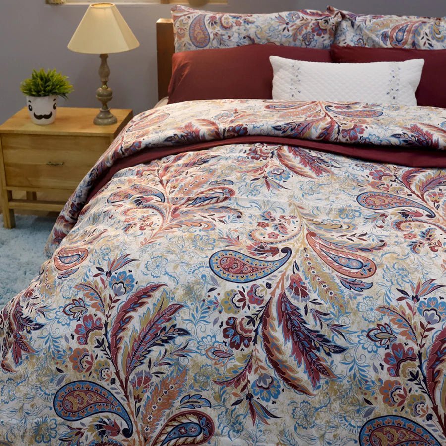 Comfort Bundle | Bedsheet Set with Quilt & Pillows | Parsely Bohemian
