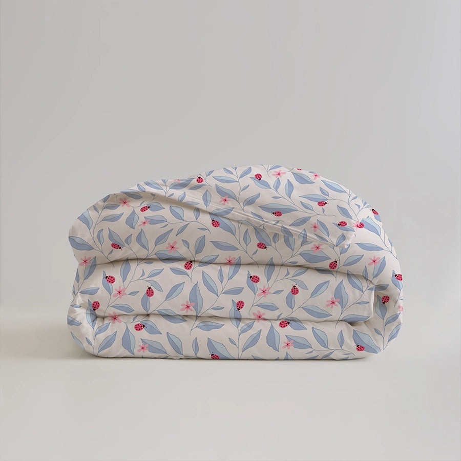 Duvet Cover | Peaceful Ladybug | 100% Cotton | Size : Double