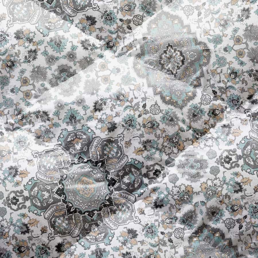 Quilt / AC Comforter | Size: Double | Medallion Earth