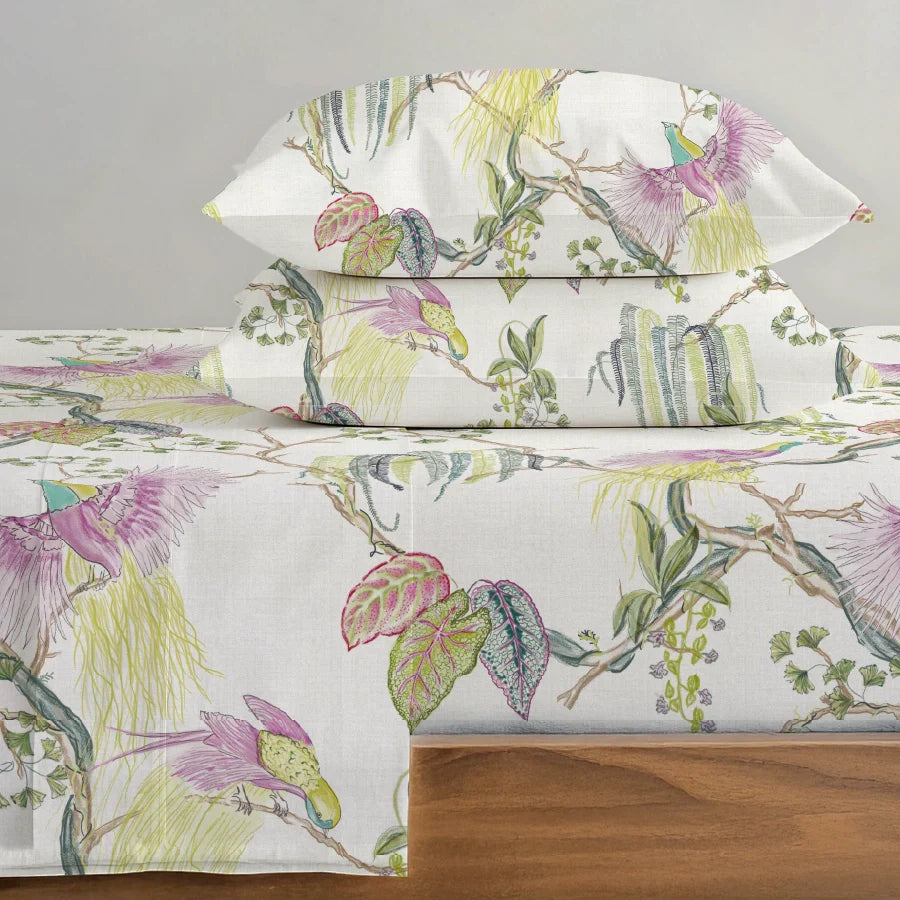 Bedsheet Set | Secret Groove | 100% Cotton Single Size Bedsheet with 1 Pillow Case