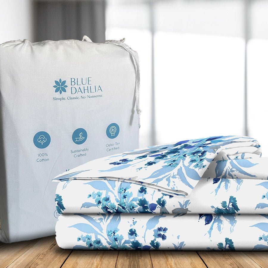 Bedsheet Set | Vibrant Snapdragon | 100% Cotton King Size Bedsheet + 2 Pillow Cases