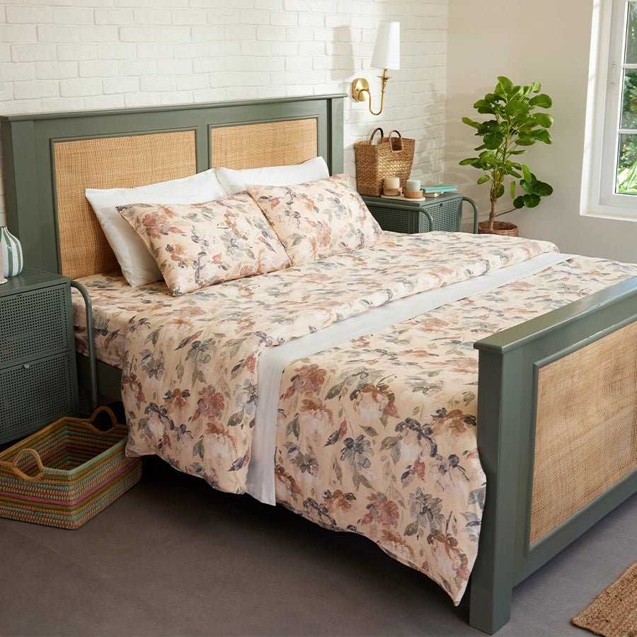 Quilt / AC Comforter | Size: Double | Vintage Rustic Flowers