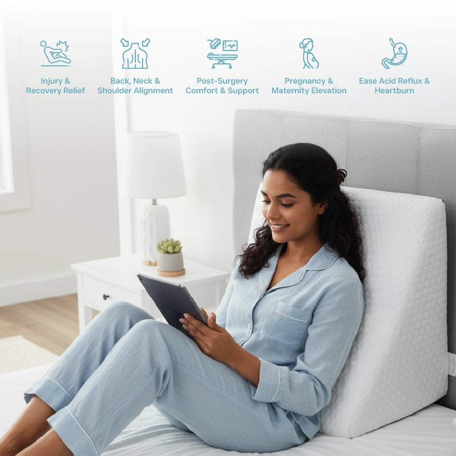 Wedge Pillow (PU Foam with Memory Foam)