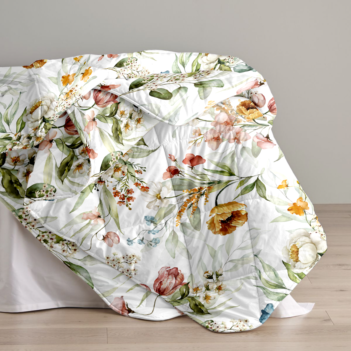 Quilt / AC Comforter | Size: Double | Autumn Flora