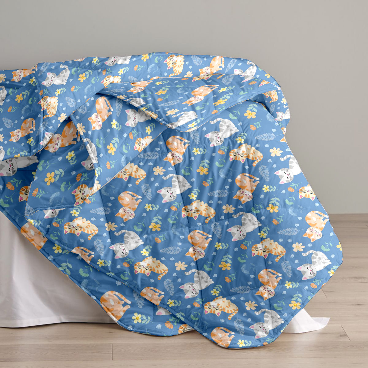 Quilt / AC Comforter | Size: Double | Cutie Cats